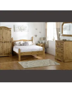 Corona Trio Bedroom Set - Distressed Wax | Murphy Furniture