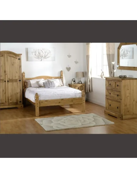 Corona Trio Bedroom Set - Distressed Wax | Murphy Furniture