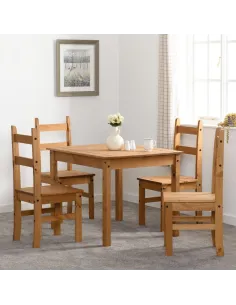 Corona Budget Dining Set - Distressed Wa | Murphy Furniture