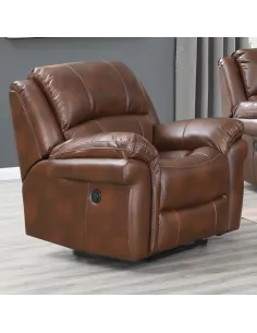 Farnham Electric Recliner Armchair - Tan | Murphy Furniture