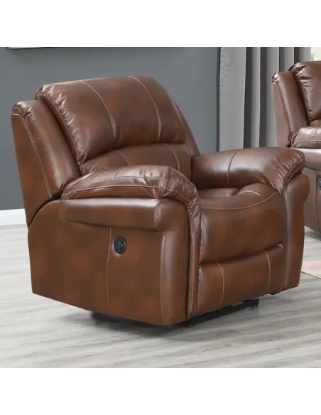 Farnham Electric Recliner Armchair - Tan | Murphy Furniture