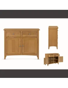 Kilkenny 2 Door Sideboard - Oak | Murphy Furniture