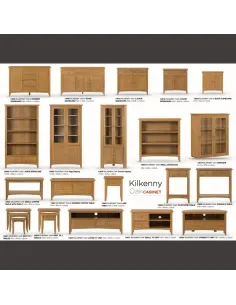 Kilkenny 2 Door Sideboard - Oak | Murphy Furniture 2