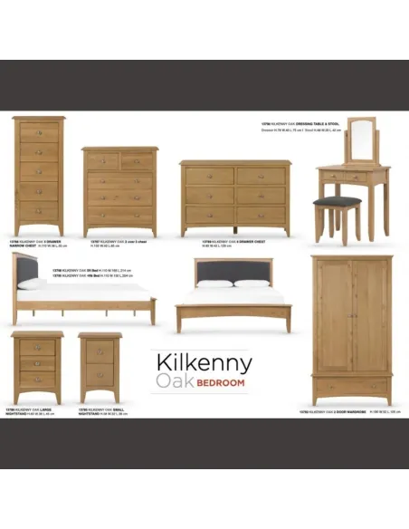 Kilkenny 2+3 Chest - Oak | Murphy Furniture