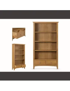 Kilkenny Large Bookcase - Oak | Murphy Furniture