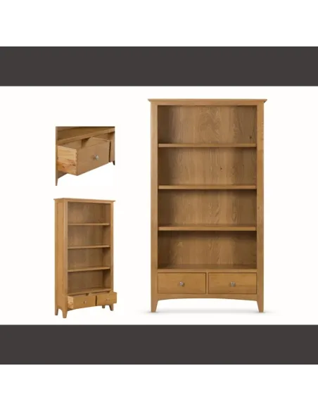Kilkenny Large Bookcase - Oak | Murphy Furniture