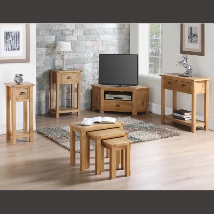 Kilmore Oak Telephone Stand - Oak | Murphy Furniture