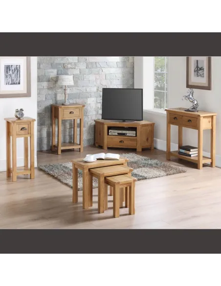 Kilmore Oak Telephone Stand - Oak | Murphy Furniture