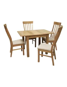 Kilmore 80cm Extending Dining Set - Oak | Murphy Furniture