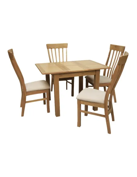 Kilmore 80cm Extending Dining Set - Oak | Murphy Furniture