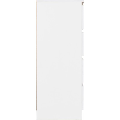 Malvern 8 Drawer Chest - White | Murphy Furniture