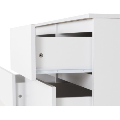 Malvern 6 Drawer Chest - White | Murphy Furniture
