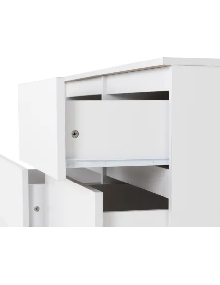 Malvern 6 Drawer Chest - White | Murphy Furniture