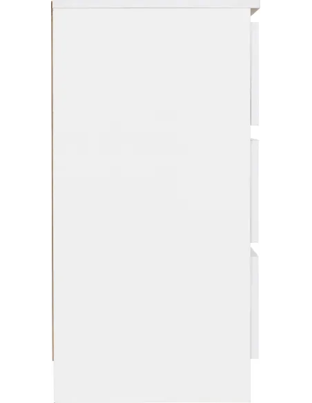 Malvern 6 Drawer Chest - White | Murphy Furniture