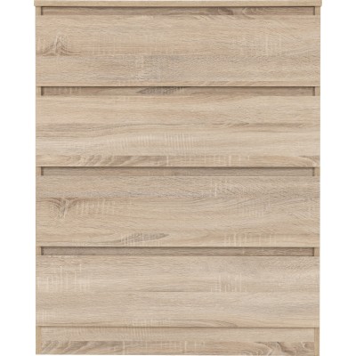 Malvern 4 Drawer Chest - Sonoma Oak Effe | Murphy Furniture