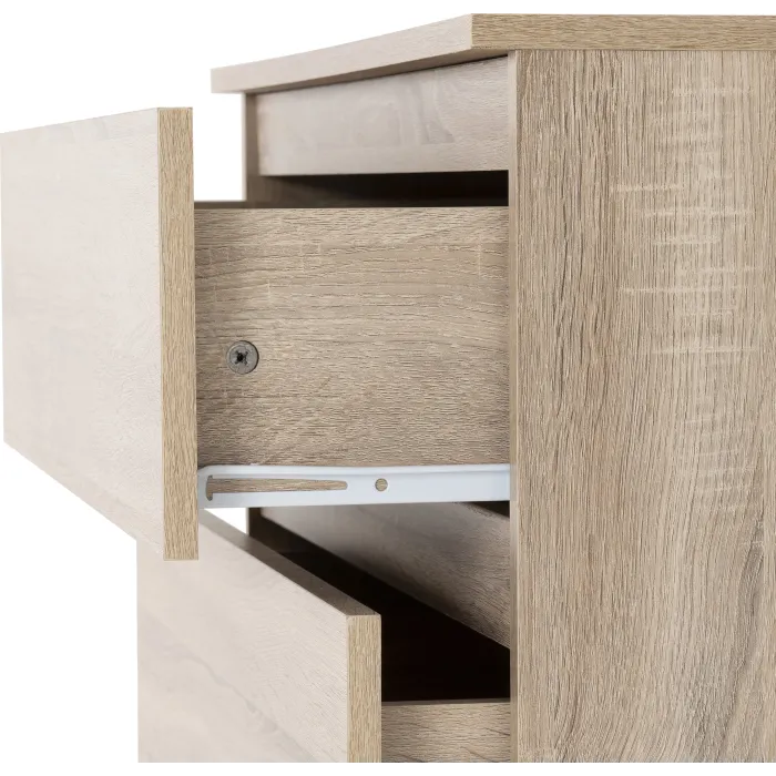 Malvern 4 Drawer Chest - Sonoma Oak Effe | Murphy Furniture