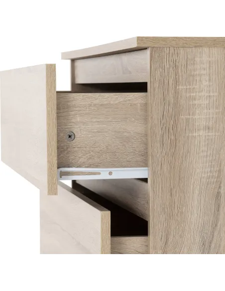 Malvern 4 Drawer Chest - Sonoma Oak Effe | Murphy Furniture