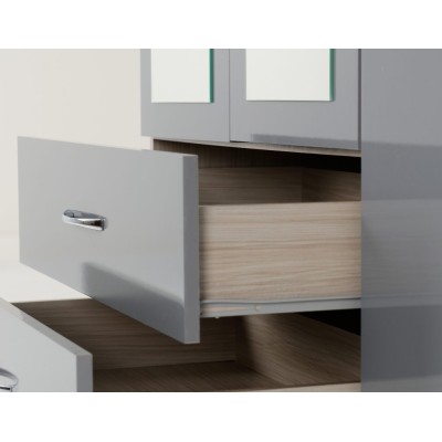 Nevada 4 Door 2 Drawer Wardrobe Bedroom | Murphy Furniture