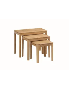 Dunmore Nest of Tables - Oak | Murphy Furniture