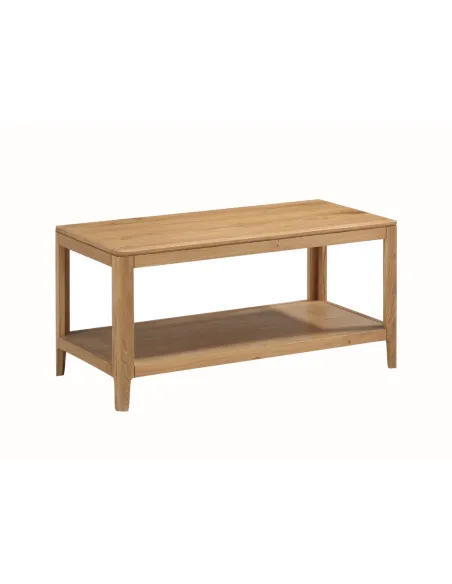 Dunmore Coffee Table with Shelf - Oak | Murphy Furniture