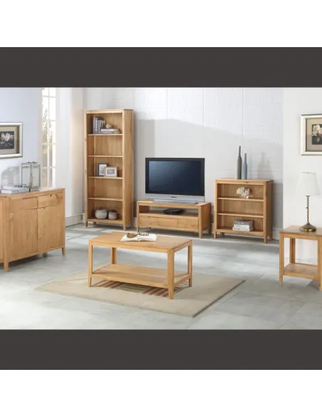 Dunmore Coffee Table with Shelf - Oak | Murphy Furniture