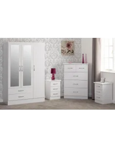 Nevada 3 Door 2 Drawer Wardrobe Bedroom | Murphy Furniture