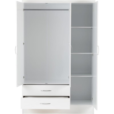Nevada 3 Door 2 Drawer Wardrobe Bedroom | Murphy Furniture