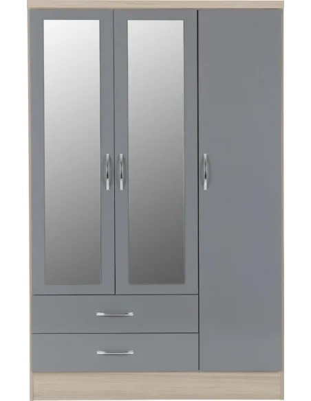 Nevada 3 Door 2 Drawer Wardrobe Bedroom | Murphy Furniture