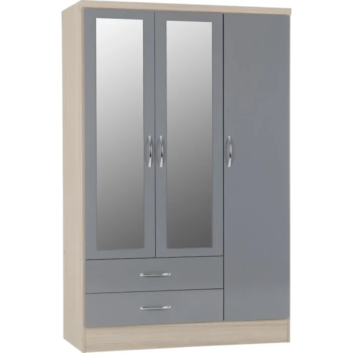 Nevada 3 Door 2 Drawer Wardrobe Bedroom | Murphy Furniture