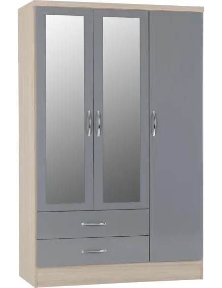 Nevada 3 Door 2 Drawer Wardrobe Bedroom | Murphy Furniture