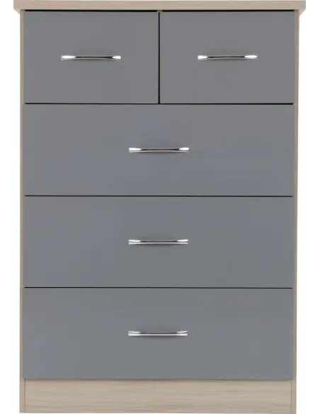 Nevada 3 Door 2 Drawer Wardrobe Bedroom | Murphy Furniture