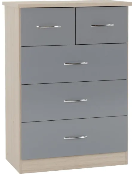 Nevada 3 Door 2 Drawer Wardrobe Bedroom | Murphy Furniture