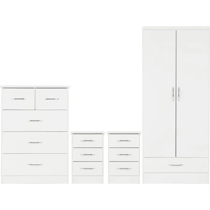 Nevada 2 Door 1 Drawer Wardrobe Bedroom | Murphy Furniture