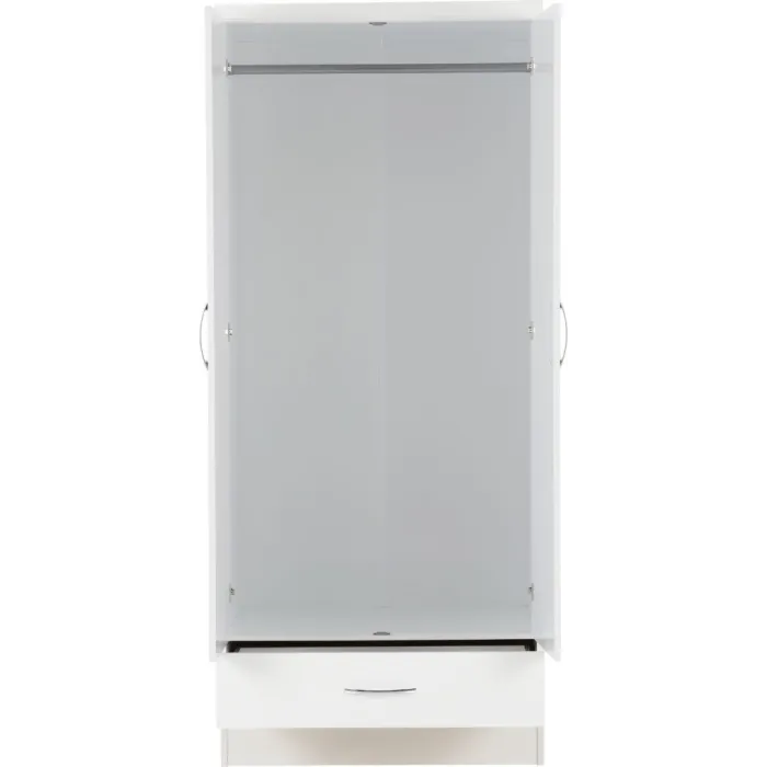 Nevada 2 Door 1 Drawer Wardrobe Bedroom | Murphy Furniture