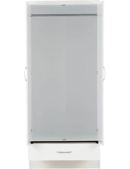 Nevada 2 Door 1 Drawer Wardrobe Bedroom | Murphy Furniture