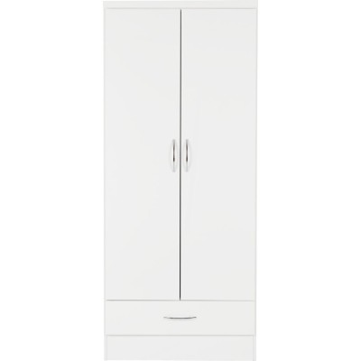 Nevada 2 Door 1 Drawer Wardrobe Bedroom | Murphy Furniture