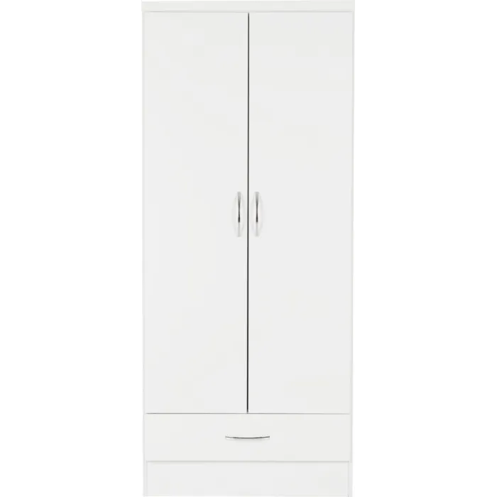 Nevada 2 Door 1 Drawer Wardrobe Bedroom | Murphy Furniture