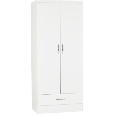 Nevada 2 Door 1 Drawer Wardrobe Bedroom | Murphy Furniture