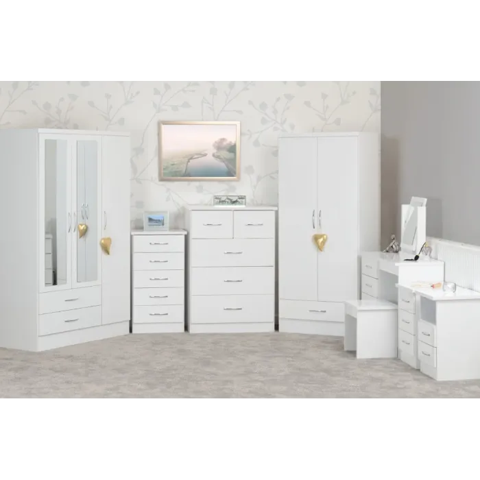 Nevada 2 Door 1 Drawer Wardrobe Bedroom | Murphy Furniture