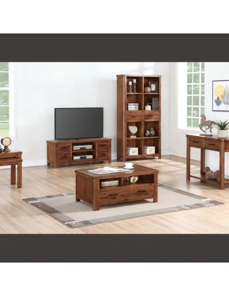 Andorra Straight TV Unit - Acacia | Murphy Furniture