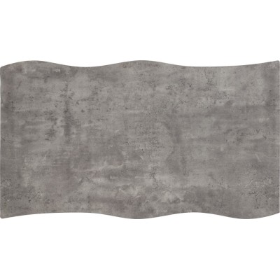 Quebec Wave Edge Dining Table - Concrete | Murphy Furniture
