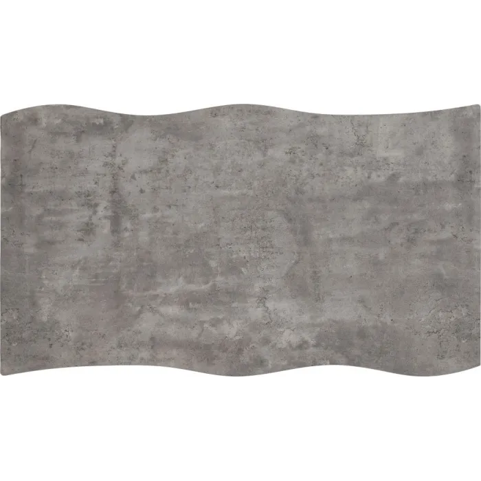 Quebec Wave Edge Dining Table - Concrete | Murphy Furniture