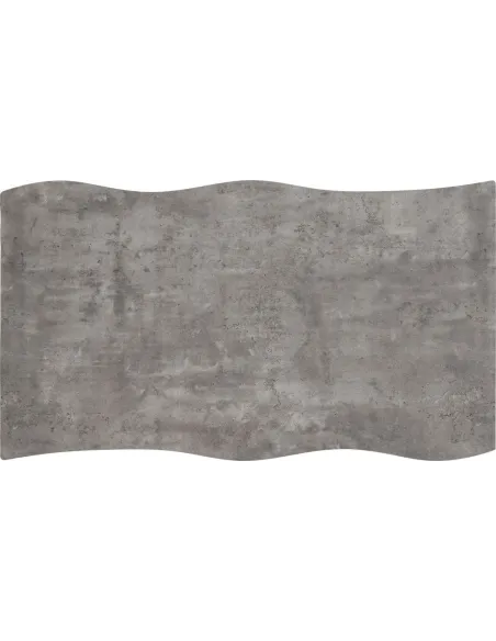 Quebec Wave Edge Dining Table - Concrete | Murphy Furniture