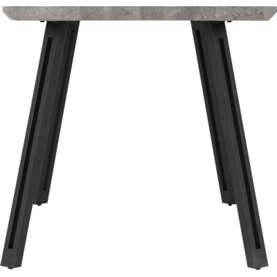 Quebec Wave Edge Dining Table - Concrete | Murphy Furniture