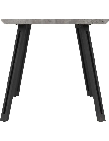 Quebec Wave Edge Dining Table - Concrete | Murphy Furniture