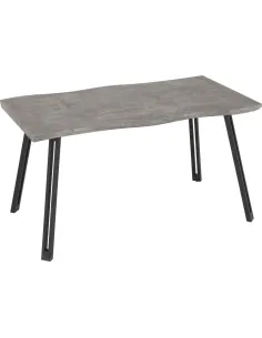 Quebec Wave Edge Dining Table - Concrete | Murphy Furniture 2