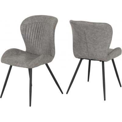 Quebec Wave Edge Dining Set (x4 Chairs) | Murphy Furniture