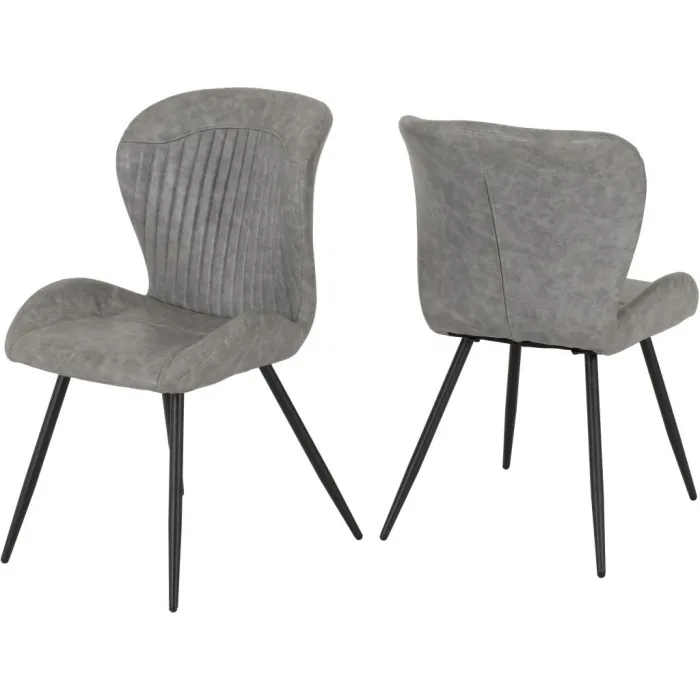 Quebec Wave Edge Dining Set (x4 Chairs) | Murphy Furniture