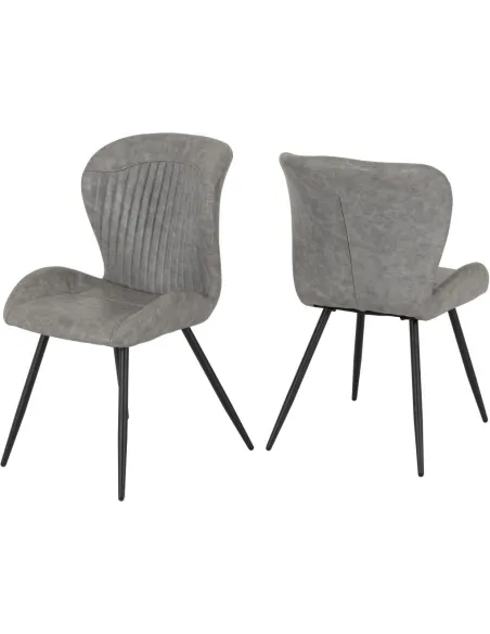 Quebec Wave Edge Dining Set (x4 Chairs) | Murphy Furniture
