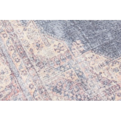 Modena Hamadan Rug - Distressed Navy/Pink | Murphy Furniture